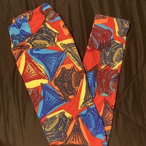 OS Phonograph LuLaRoe Leggings